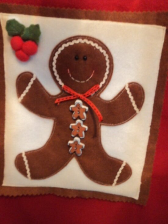 Christmas gingerbread apron - Picture 2 of 3